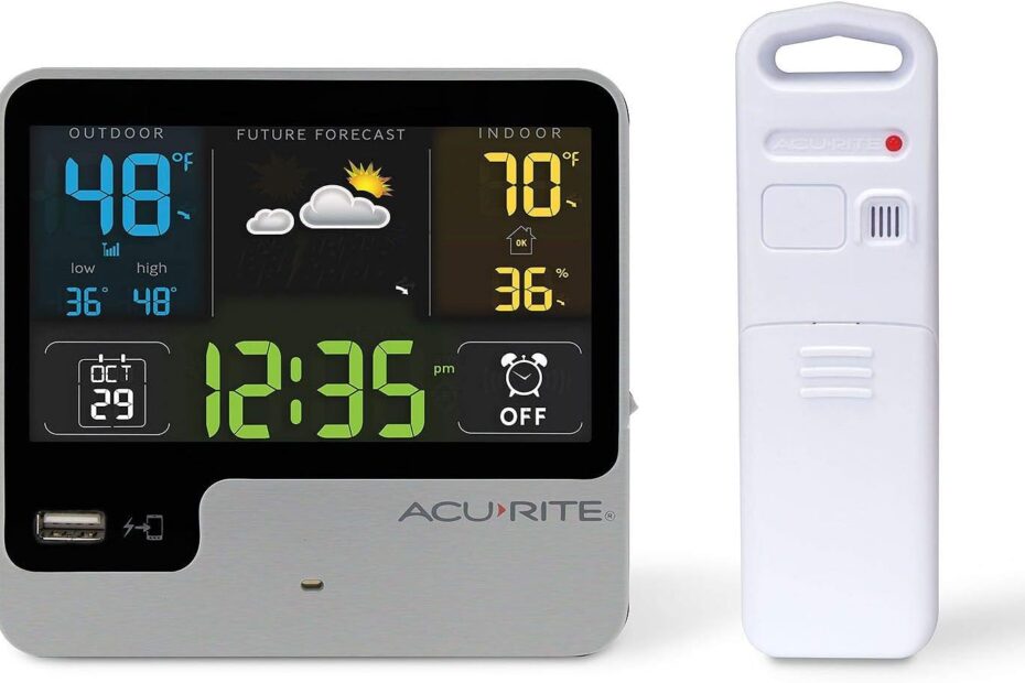 Stay on Time and Informed: AcuRite Alarm Clock with Weather Station Review