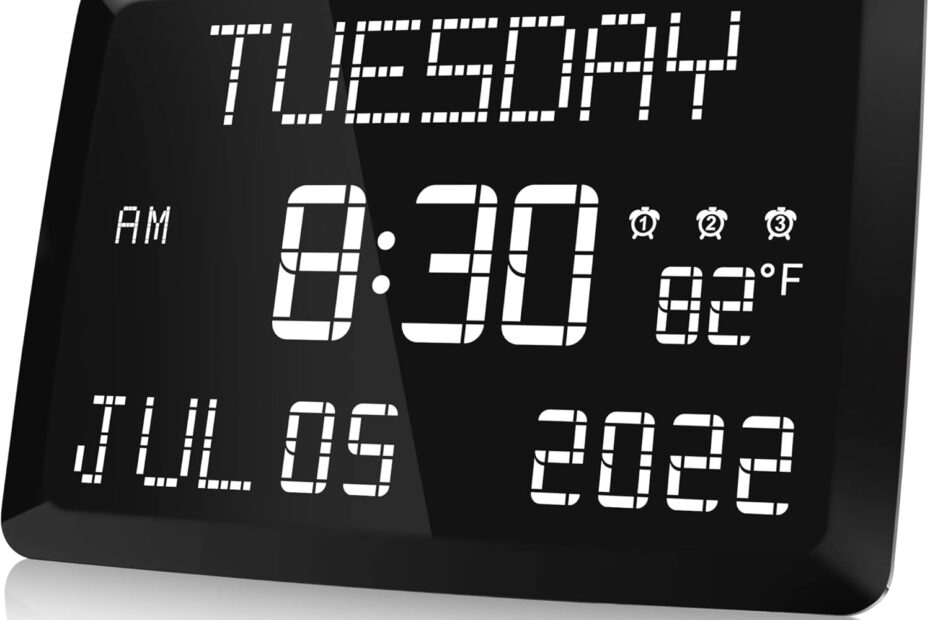 Stay on Time with the Raynic Digital Clock: A Perfect Blend of Style and Functionality!
