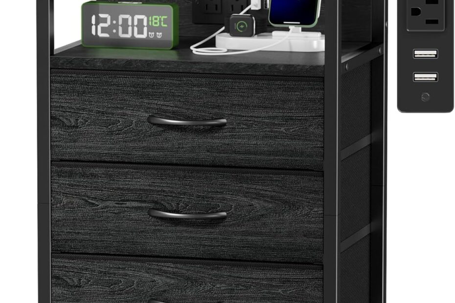 Stay Powered: Review of the Furnulem Night Stand with Charging Station