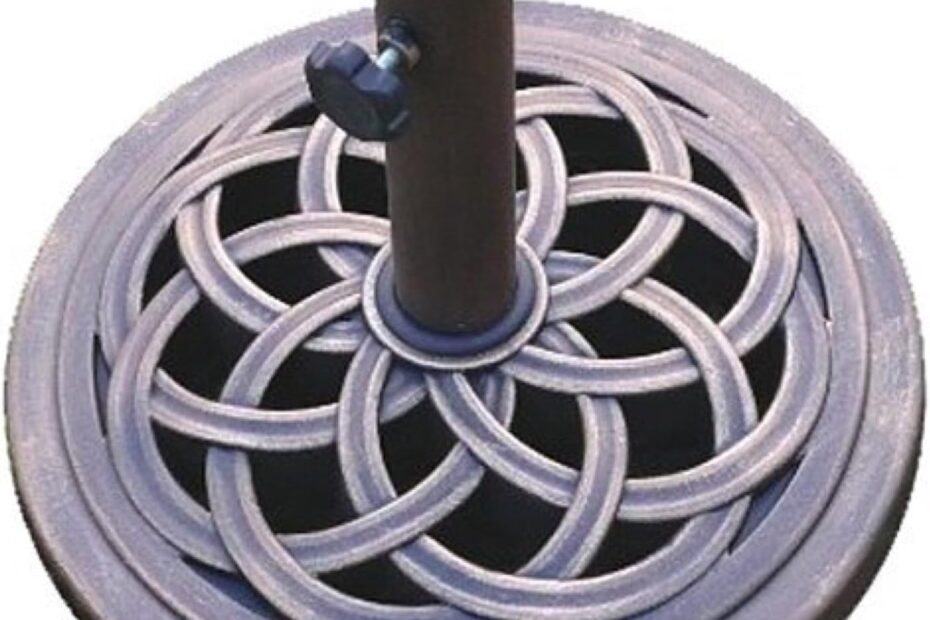 Stay Steady and Stylish: UBP18181-BR 18-Inch Cast Stone Umbrella Base Review