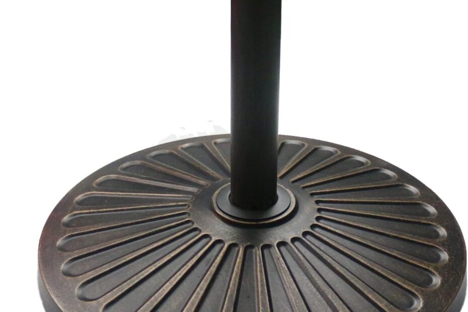 Sturdy Style: Sunnyglade 18" Bronze Umbrella Base Review