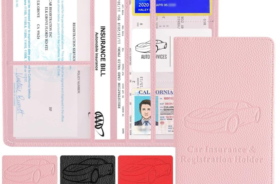 Stylish & Functional: Review of the Premium Pink Car Document Holder