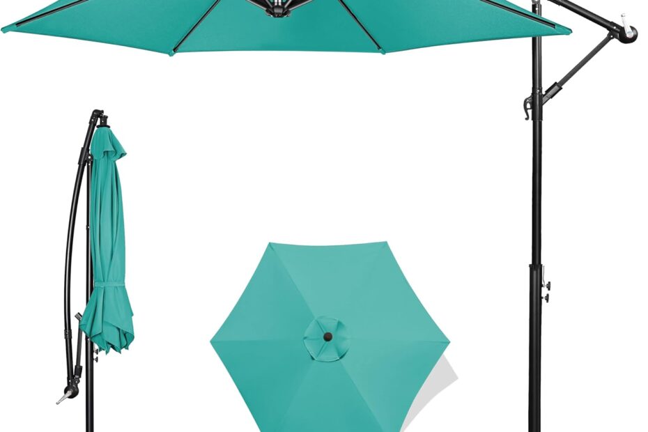 Sunshine Safeguard: The Ultimate Review of the FRUITEAM 10 FT Offset Patio Umbrella