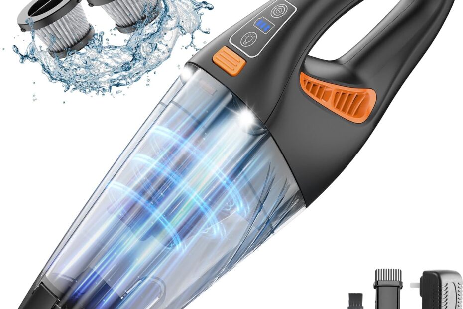 The Ultimate Cordless Handheld Vacuum: Power Meets Portability for Your Car and Home