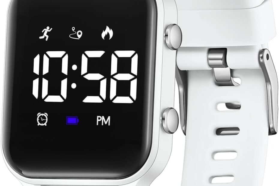 The Ultimate Kids Digital Watch: Fitness Tracking Fun for Ages 5-14!