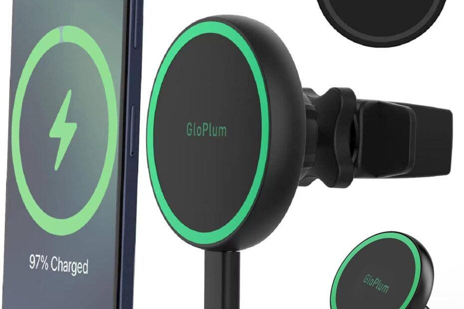 The Ultimate Magnetic Wireless Car Charger: Fast, Convenient, and MagSafe Compatible!