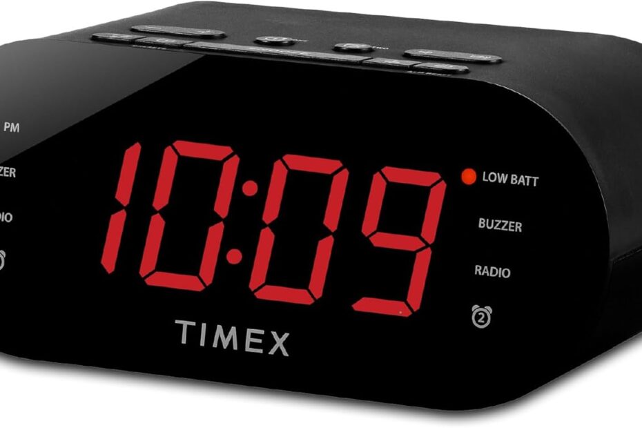 Timex T232B Alarm Clock Review: Your Perfect Bedroom Companion with FM Radio & USB Charger