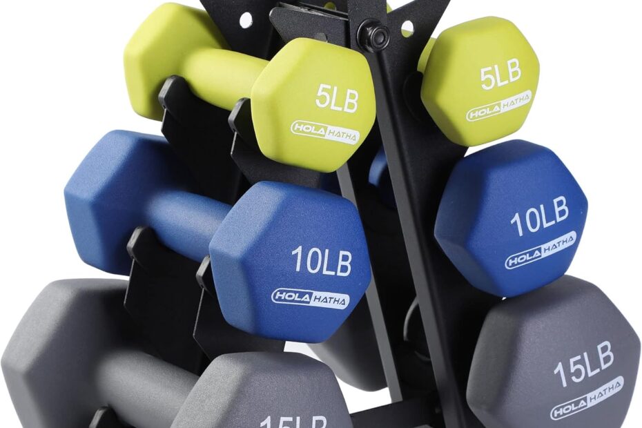 Tone Up at Home: Review of the HolaHatha Neoprene Dumbbell Set!