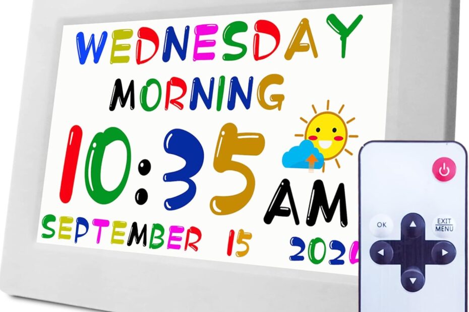 Transform Learning with the Véfaîî Digital Teaching Clock - Your Ultimate Sleep Trainer and Reminder Tool!