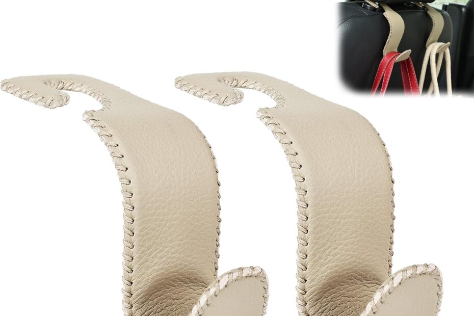 Transform Your Car's Clutter: Amooca Car Seat Headrest Hooks Review