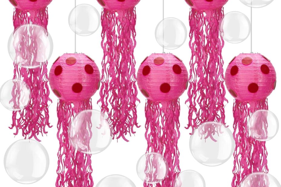 Transform Your Celebration: Must-Have 6 Set Jellyfish Lanterns for Enchanting Ocean-Themed Parties!