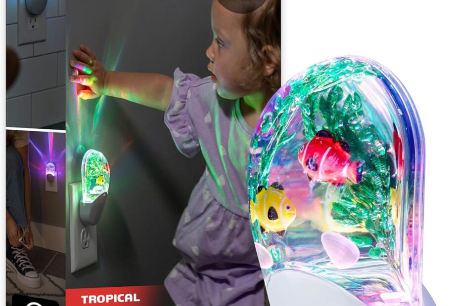 Transform Your Child's Space with Lights By Night: The Perfect Aqualites LED Night Light!