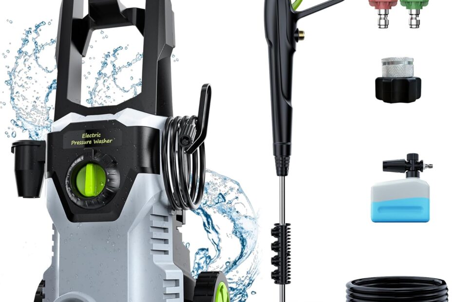Transform Your Cleaning Game: Review of the 4800PSI Electric Pressure Washer