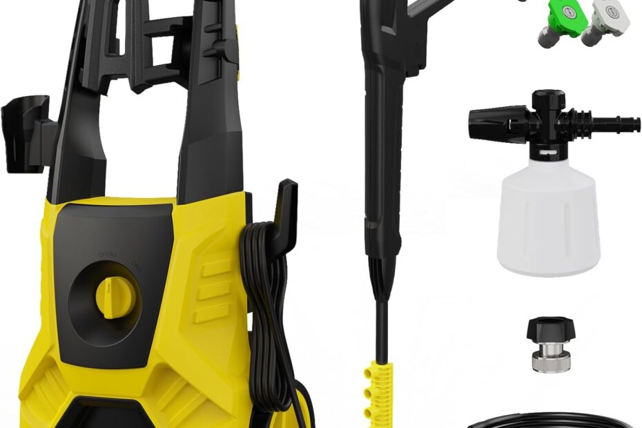 Transform Your Cleaning Routine: Review of the 5000 PSI Electric Pressure Washer!