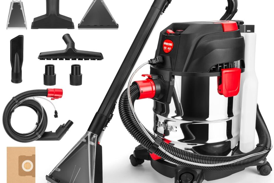 Transform Your Cleaning Routine: Shop-Vac 5-Gallon 3-in-1 Shampoo Vacuum Review