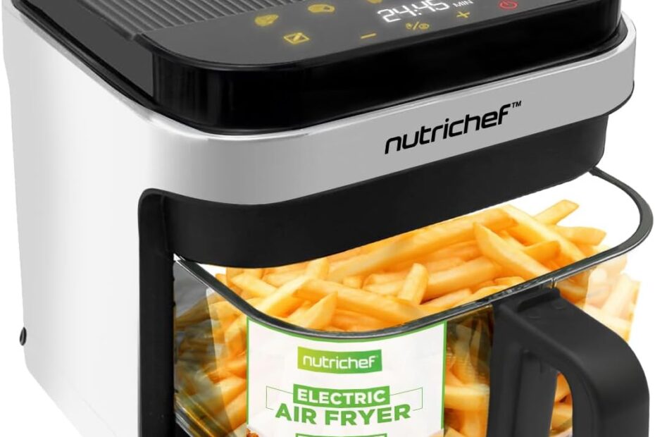 Transform Your Cooking: Nutrichef's 5.8 Quart Air Fryer Review!