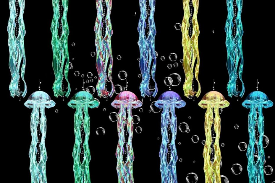 Transform Your Event with 12 Pcs Iridescent Jellyfish Decor!