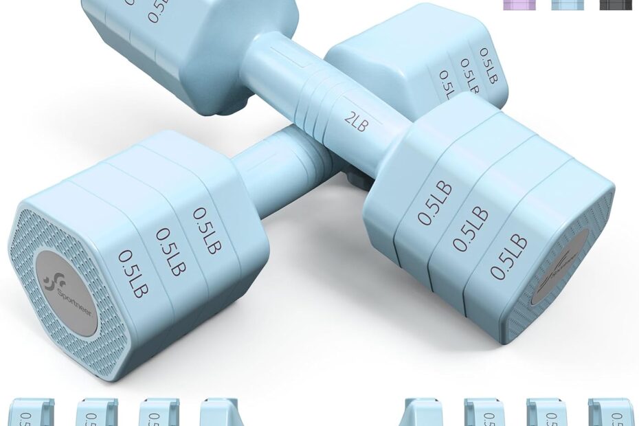 Transform Your Home Workout: Sportneer Adjustable Dumbbells Set for All Levels!