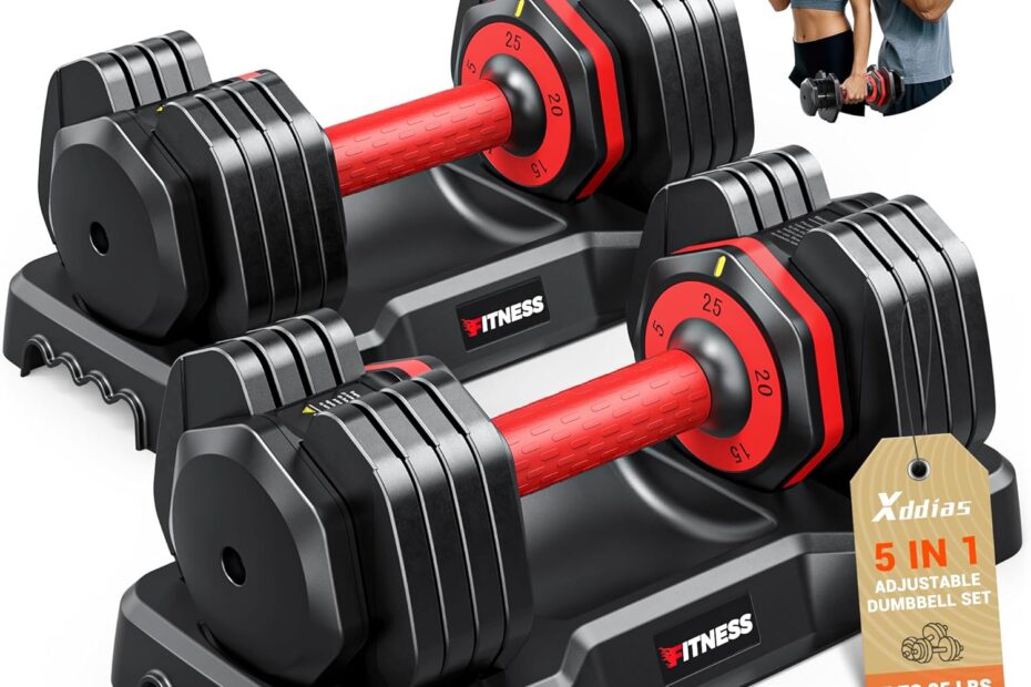 Transform Your Home Workouts: The XDDIAS Adjustable Dumbbell Set Review
