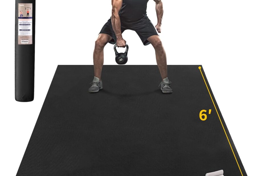 Transform Your Home Workouts with the CAMBIVO Extra Thick Exercise Mat!