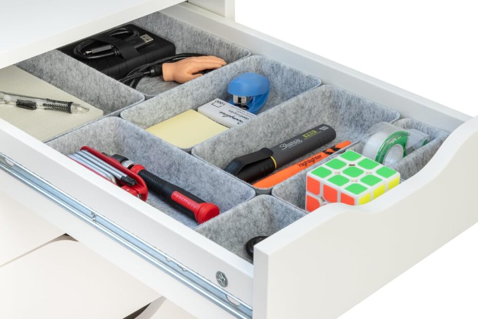 Transform Your Ikea Alex: The Ultimate 10-Piece Felt Drawer Organizer Review!