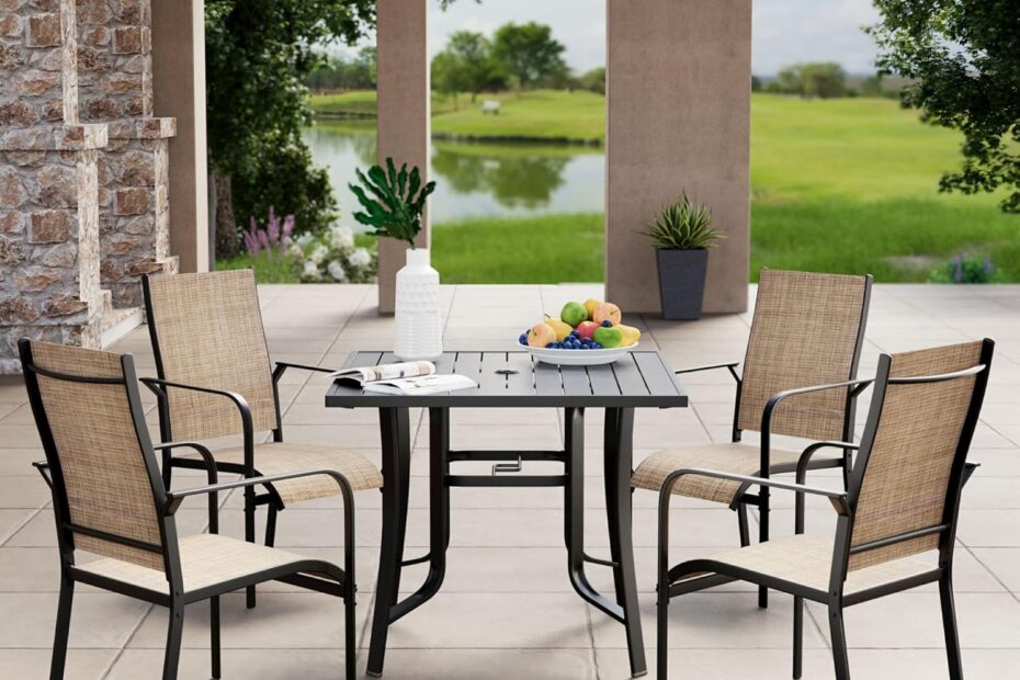 Transform Your Outdoor Space: 5-Piece Patio Dining Set Review