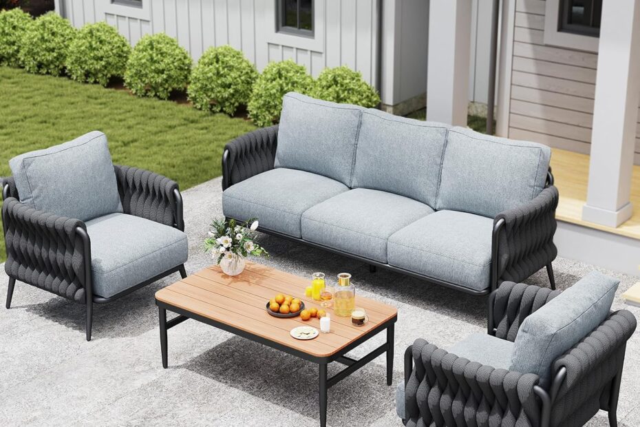 Transform Your Outdoor Space: A Review of the 6-Piece Patio Furniture Set