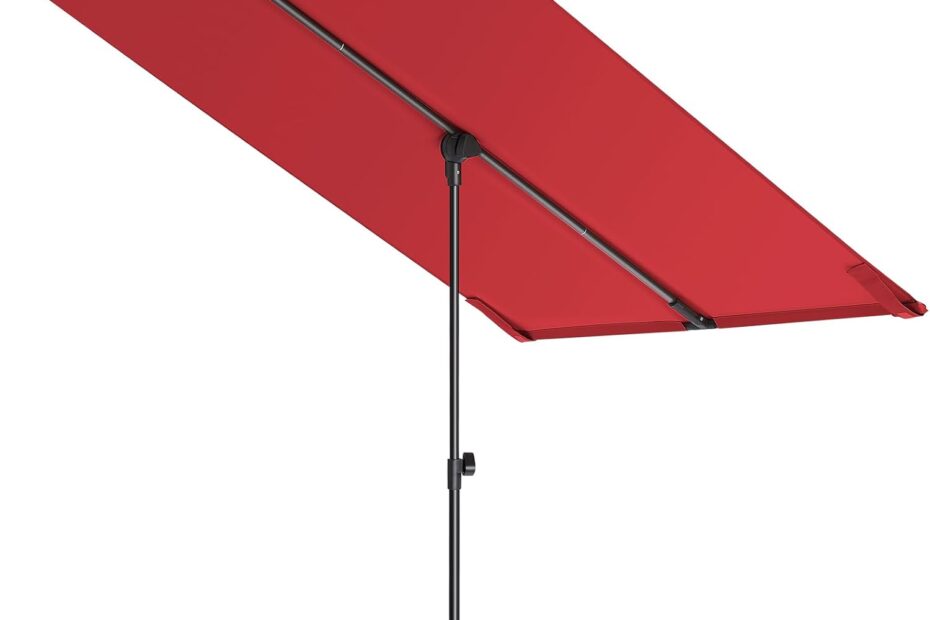 Transform Your Outdoor Space: A Review of the HOMSHADE 6x4ft Patio Umbrella