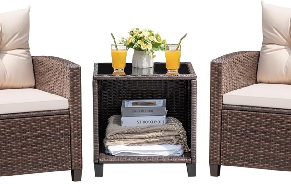 Transform Your Outdoor Space: Devoko 3-Piece Patio Furniture Set Review