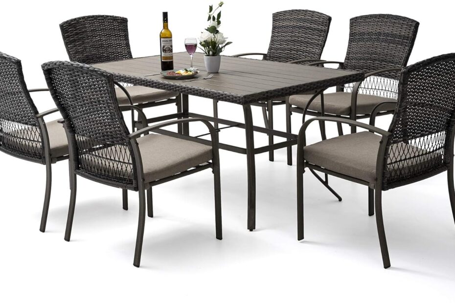 Transform Your Outdoor Space: Pamapic 8504 Patio Dining Set Review