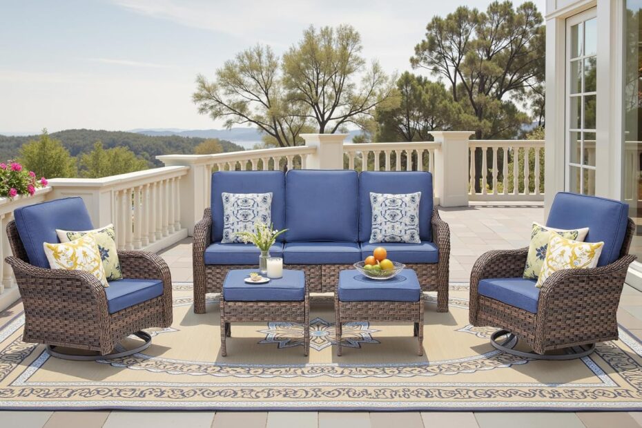 Transform Your Outdoor Space: Review of the 5-Piece All-Weather Wicker Patio Furniture Set