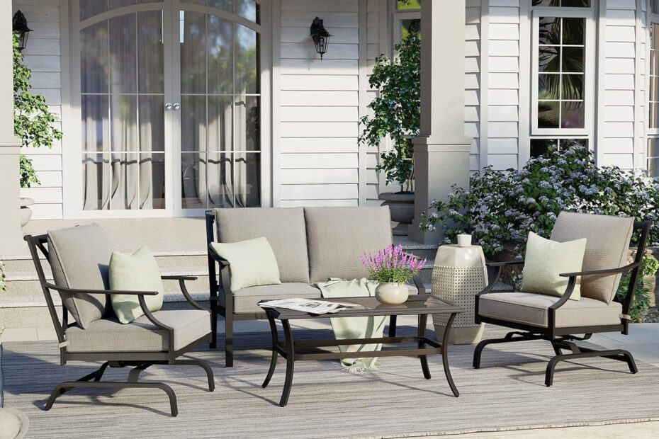 Transform Your Outdoor Space: Review of the Grand Patio 4-Piece Conversation Set