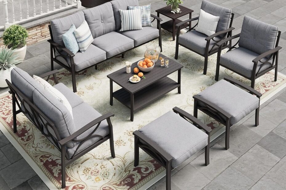 Transform Your Outdoor Space: Wisteria Lane 8-Piece Patio Furniture Set Review