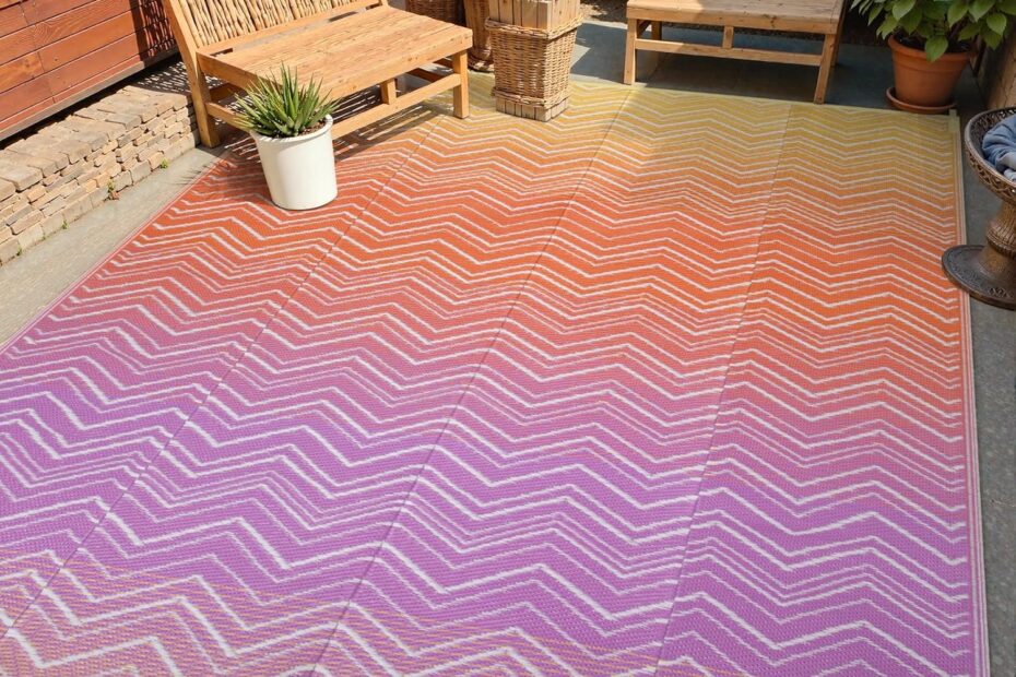 Transform Your Outdoor Space with the Versatile Lahome 6x9 Reversible Rug!