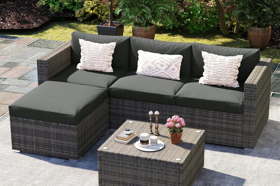 Transform Your Outdoors: Discover the Wisteria Lane 5 Piece Patio Furniture Set!