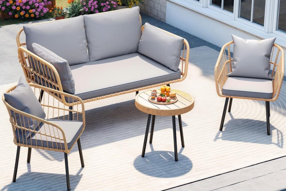 Transform Your Outdoors: DWVO Boho Wicker Bistro Set Review