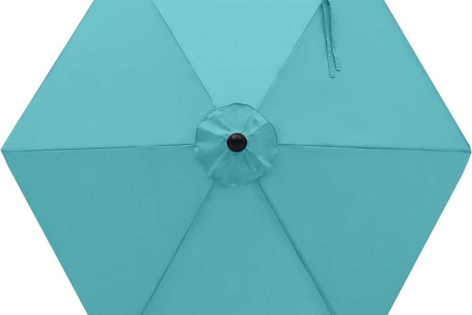 Transform Your Outdoors: MASTERCANOPY 7.5 ft Turquoise Patio Umbrella Canopy Review