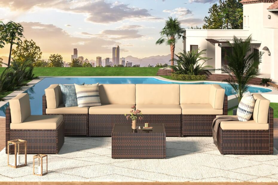 Transform Your Outdoors: U-MAX 7 Piece Patio Set Review