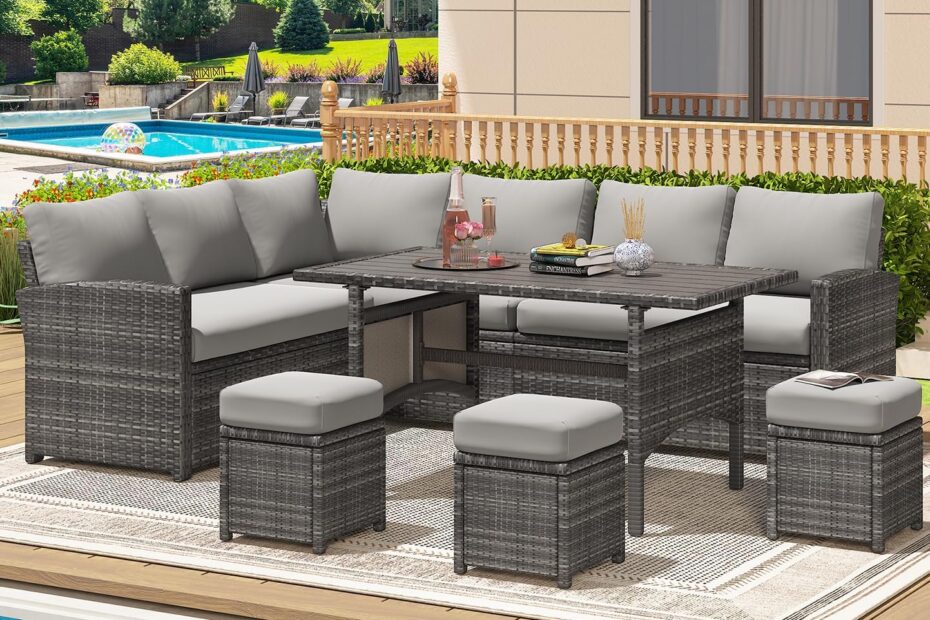 Transform Your Outdoors: U-MAX 7 Pieces Patio Furniture Set Review