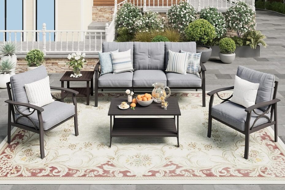 Transform Your Outdoors: Wisteria Lane's 5-Piece Patio Furniture Review