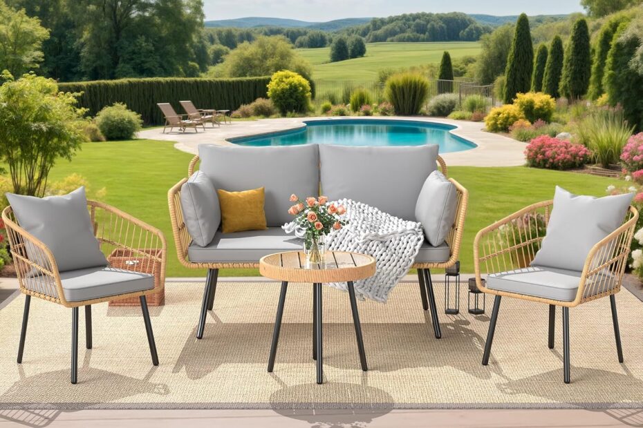 Transform Your Outdoors: YITAHOME 4-Piece Patio Furniture Set Review