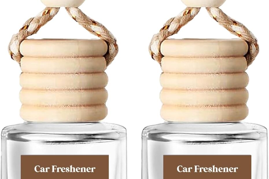 Transform Your Ride: Mahogany Teakwood Car Air Fresheners That Last 45+ Days!