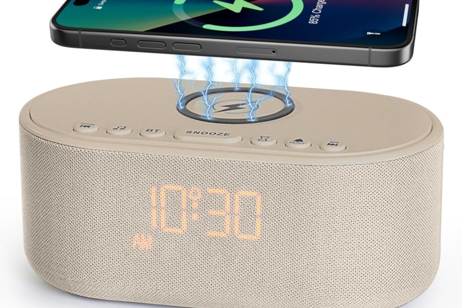 Transform Your Sleep: A Review of the Sound Machine Alarm Clock with Bluetooth & Wireless Charging