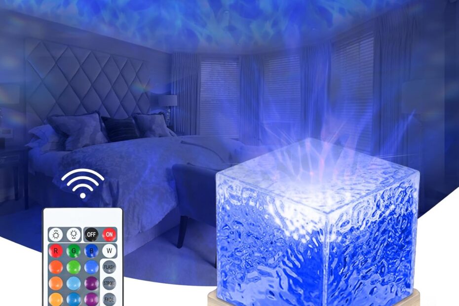 Transform Your Space: Northern Lights Ocean Wave Table Lamp Projector Review