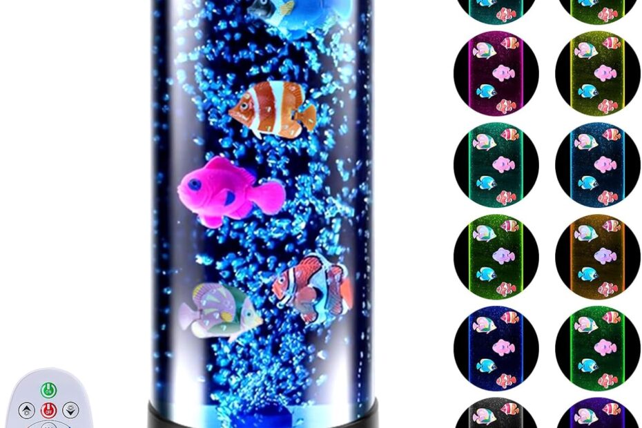 Transform Your Space: ONXE Electric Bubble Fish Tank Table Lamp Review