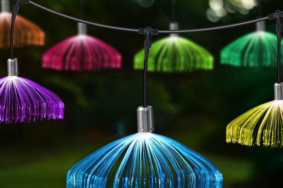 Transform Your Space: Review of AZIMOM's Stunning 10PCS Fiber Optic Jellyfish Lamp