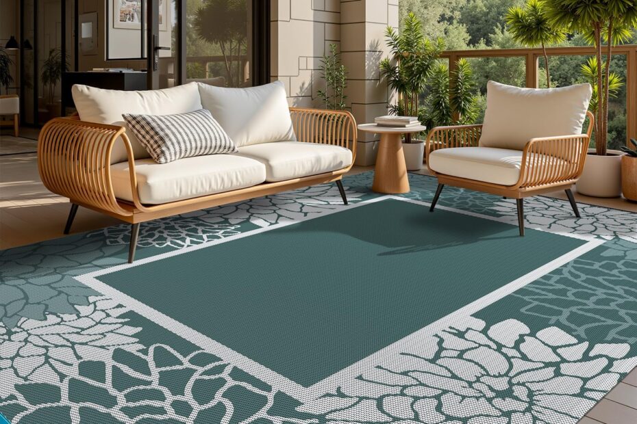 Transform Your Space: Review of the COCOER Floral Outdoor Rug