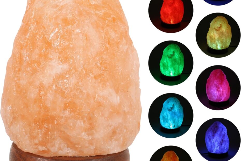 Transform Your Space: The 7-Color Wrcevtor Natural Salt Rock Night Lamp Review