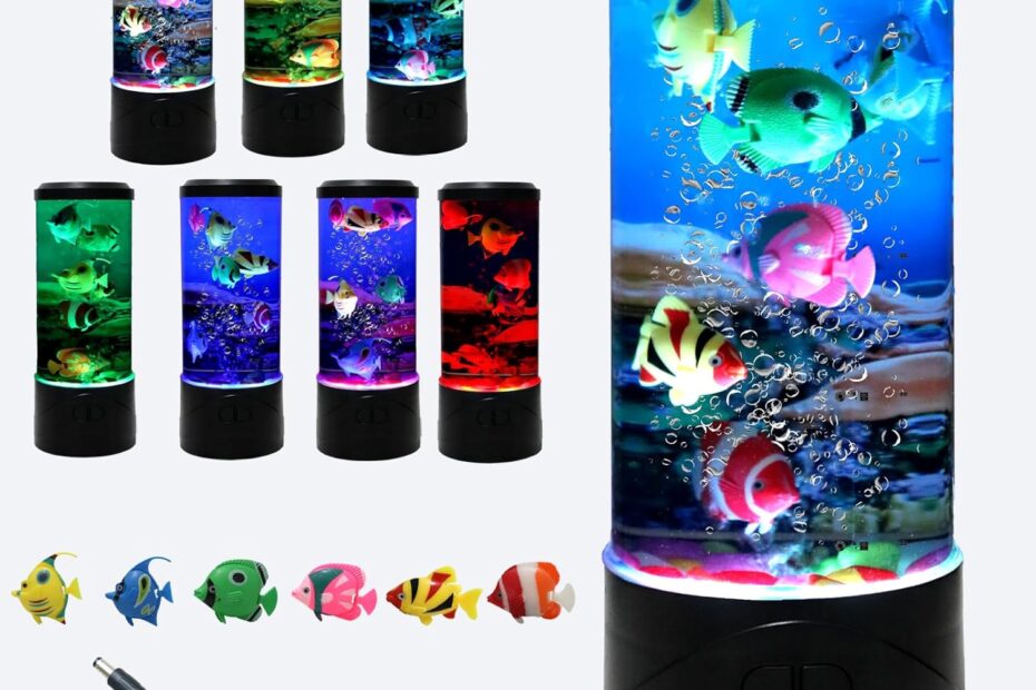 Transform Your Space: The YPCOO Mini Bubble Fish Lamp Review