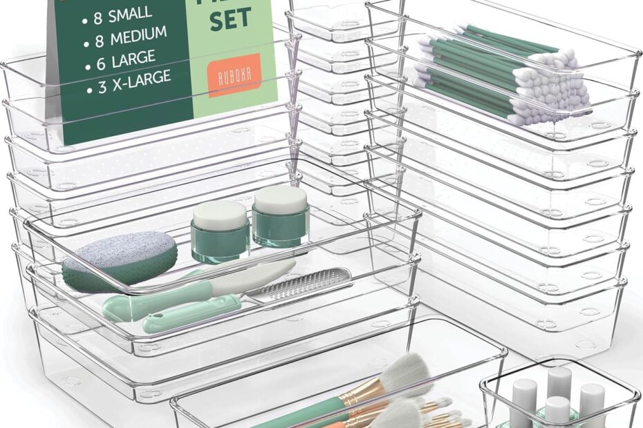 Transform Your Space: Ultimate 25 PCS Clear Drawer Organizer Set Review
